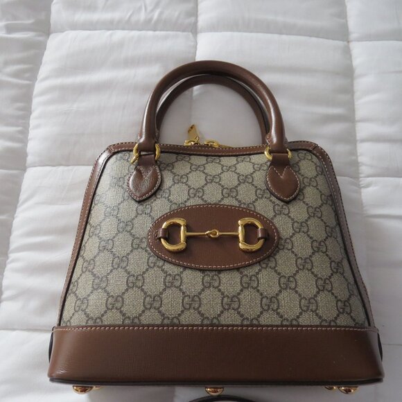 Gucci GG Supreme Horsebit Handbag/Shouldbag - Picture 1 of 15
